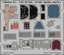 Eduard Spitfire Mk. IXc Zoom Etched Parts (for Hasegawa) (Plastic model) imagen 1