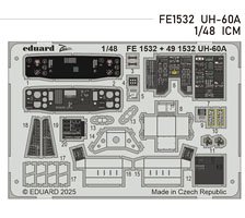 Eduard UH-60A Zoom Etched Parts (for ICM) (Plastic model)