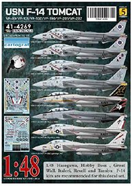 DXM Decals USN F-14A/B Tomcat (Decal)
