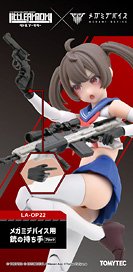 Tomytec 1/12 Little Armory [LA-OP22] Foregrip Bare Hands for Megami Device (Black) (Plastic model)