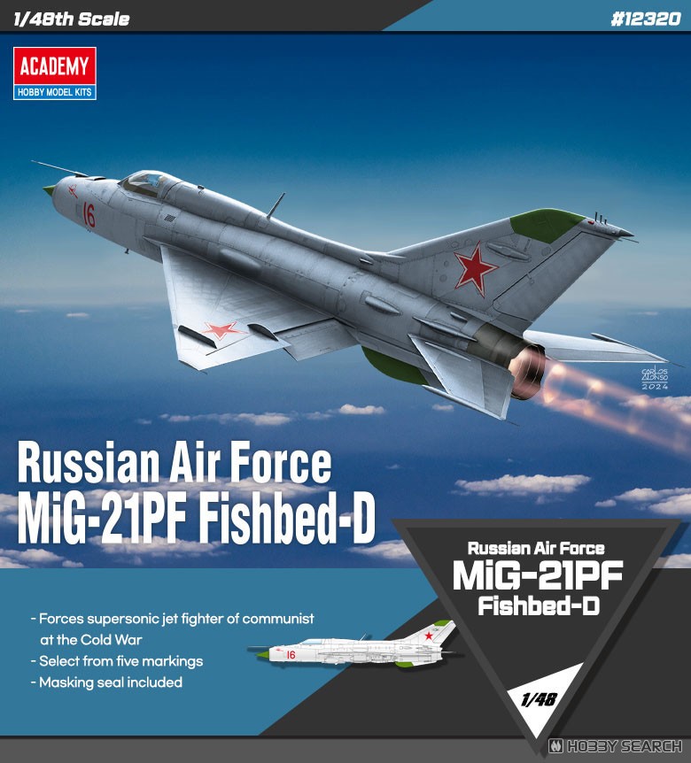 Academy Mig-21PF Fishbed D (Plastic model) image 4