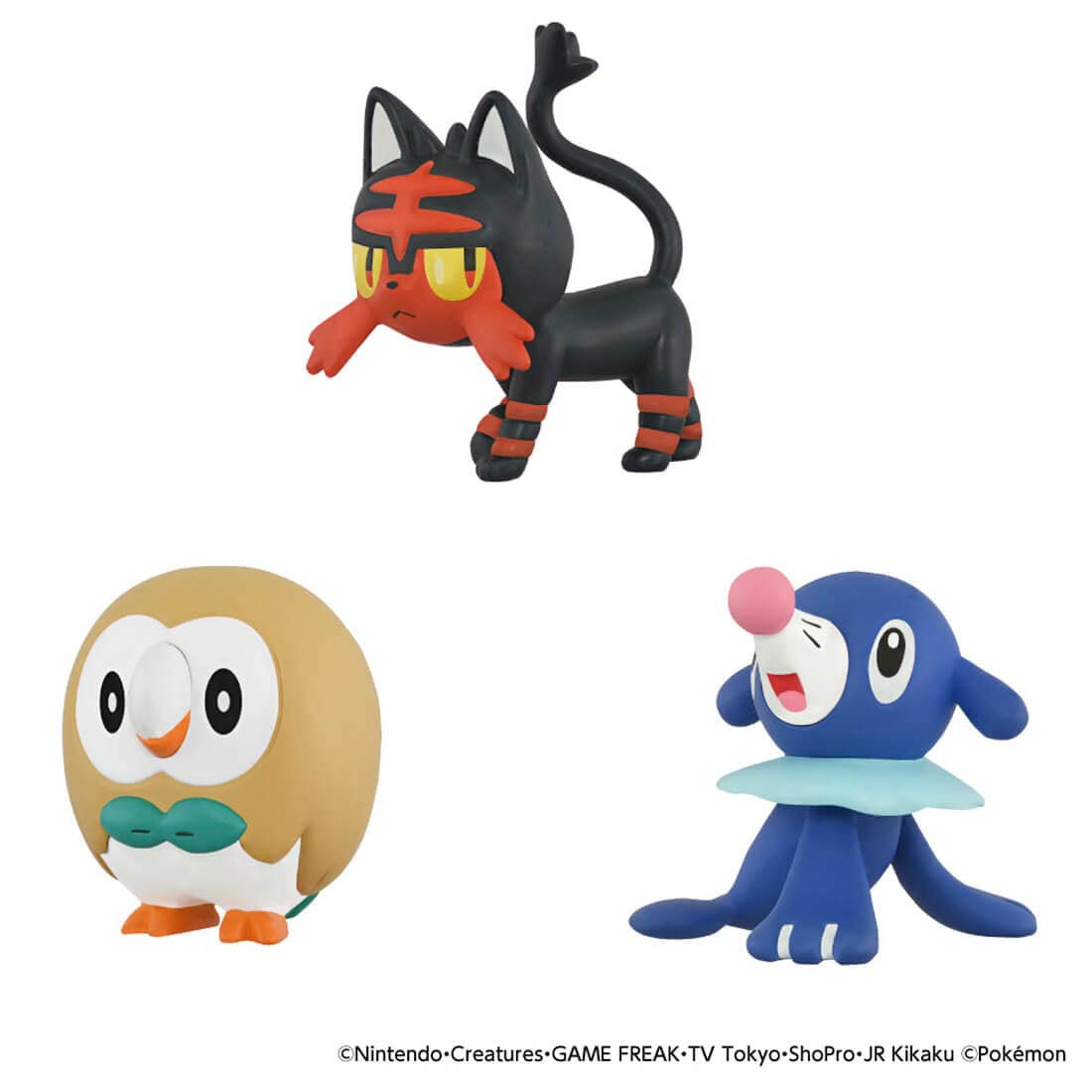 Tomy (TakaraTomy) Pokemon 30th Anniversary Monster Collection Set of 3 for the Journey Alola (Character Toy) gambar 2