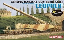 Dragon German Railway Gun 28cm K5(E) Leopold (2025ver.) (Plastic model)