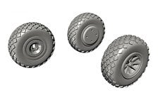 CMK P-40 Wheels Diamond Tread (for Special Hobby) (Plastic model) hình ảnh 1