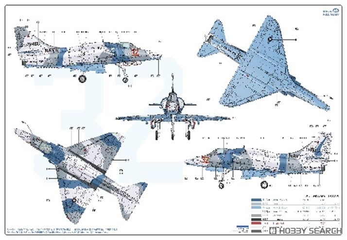 Magic Factory A-4M SKYHAWK AGGRESSORS (Plastic model) hình ảnh 3