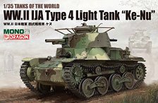 MONO TANKS OF THE WORLD WW.II IJA Type 4 Light Tank `Ke-Nu` (Plastic model)