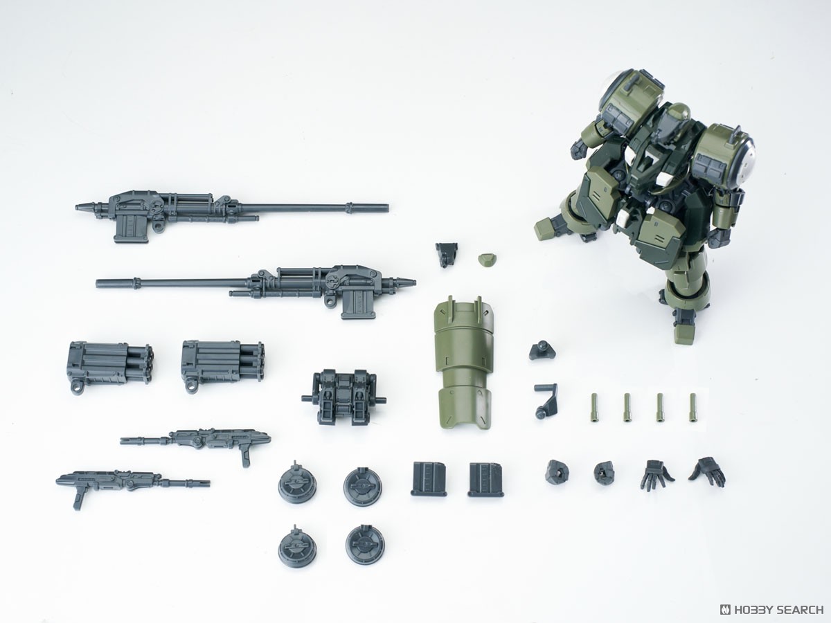 SHEIK MAINLAND Ultra Action Trooper Series Cannon ZAROV (Green) (Plastic model) image 3