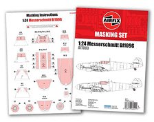 Airfix Masking Set for Bf109G-5/G-6 (Plastic model) gambar 1