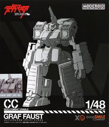 Good Smile Company MODEROID SIDE:CC Graf Faust (Gray Primer-Like Ver.) (Plastic model)