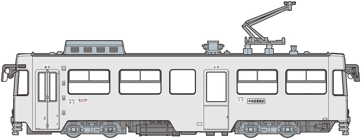 Fujimi Yuki Miku Train 2026 Ver. [w/Display Plate] (1-Car Set) (Unassembled Kit) 图片 4