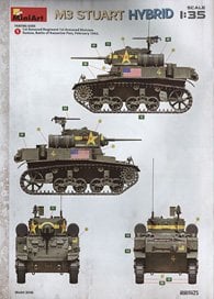 Mini Art M3 STUART HYBRID (Plastic model)