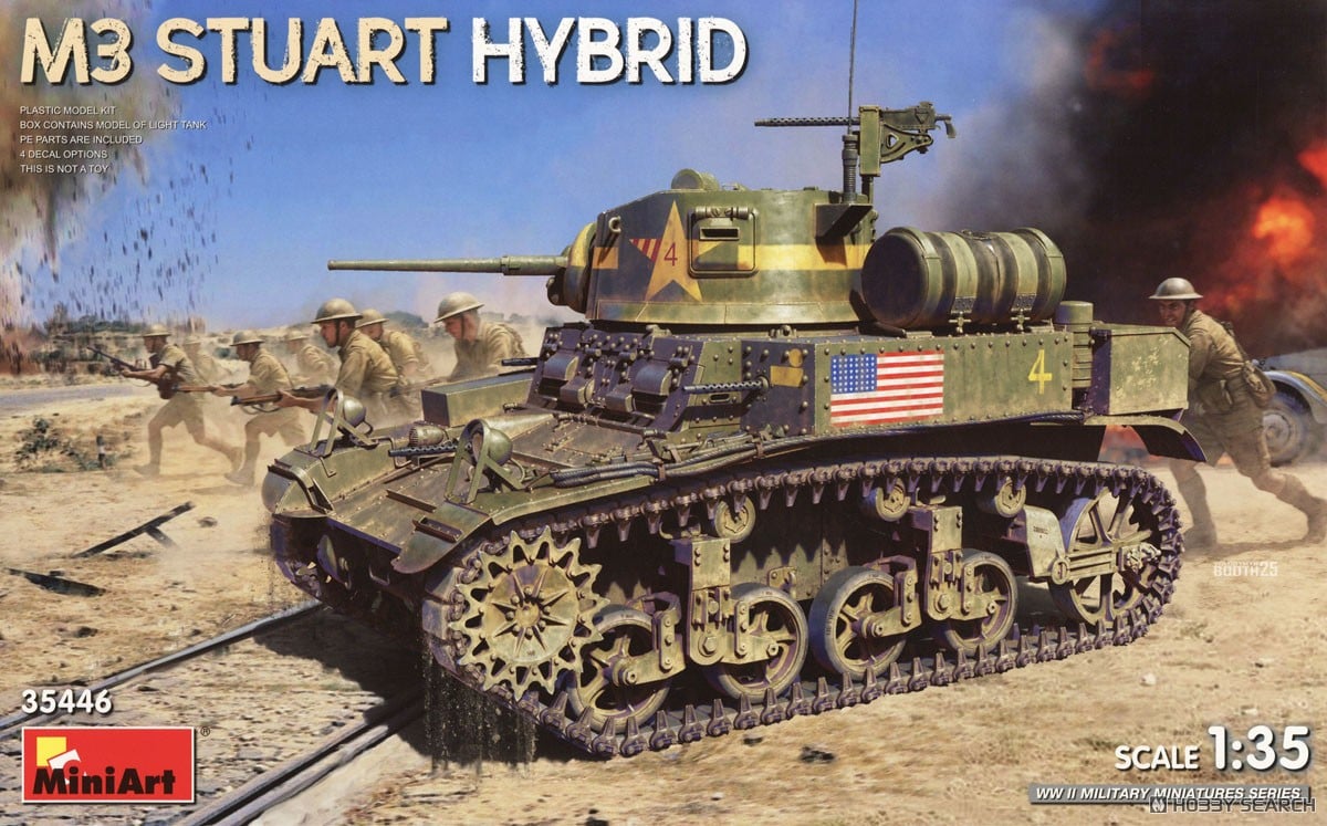 Mini Art M3 STUART HYBRID (Plastic model) Bild 2