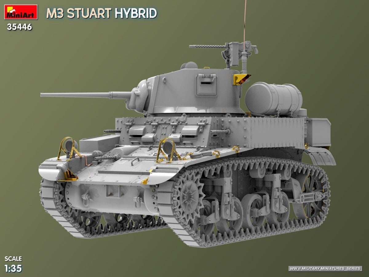 Mini Art M3 STUART HYBRID (Plastic model) Bild 5