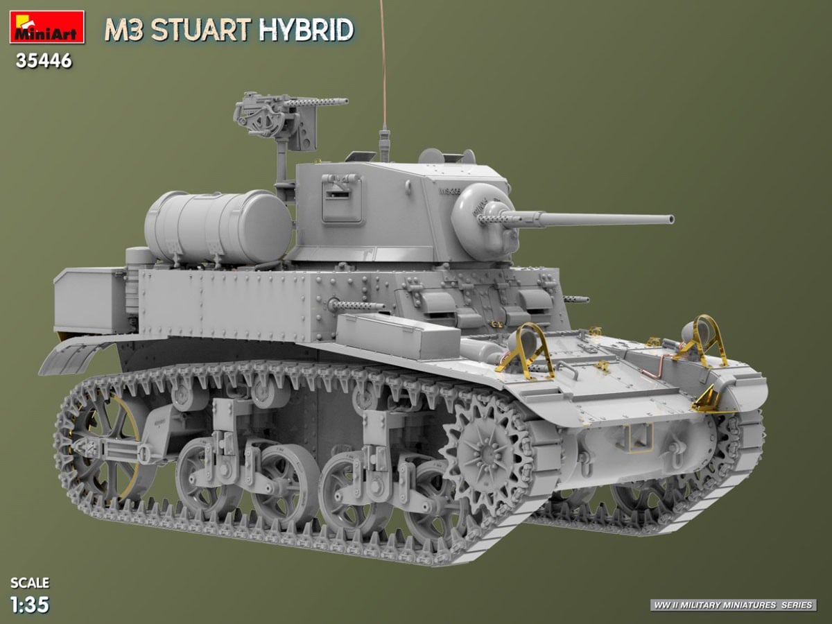 Mini Art M3 STUART HYBRID (Plastic model) Bild 6