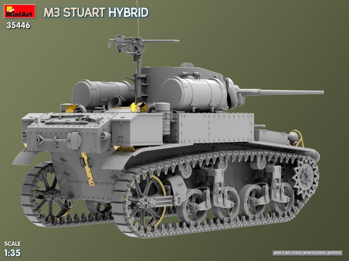 Mini Art M3 STUART HYBRID (Plastic model) Bild 7