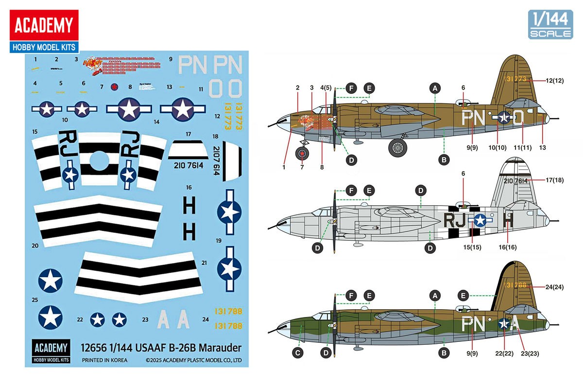 Academy B-26B 머로더 (프라모델) 이미지 5