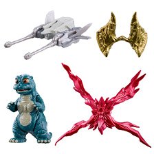 Bandai GODZIBURST Little Godzilla &amp; Garuda &amp; King Destroyah Parts (Character Toy)