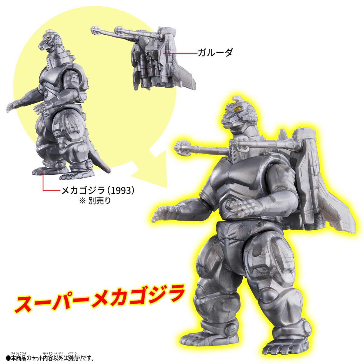 Bandai GODZIBURST Little Godzilla &amp; Garuda &amp; King Destroyah Parts (Character Toy) gambar 4
