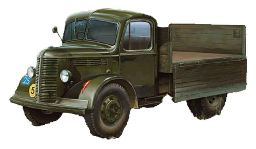 CAMs Bedford GS-OKD Dump Truck w/Interior gambar 3