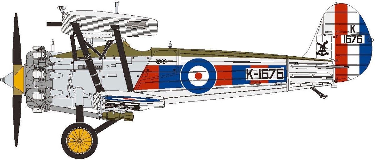 Airfix Bristol Bulldog Mk.IIA (Plastic model) gambar 6