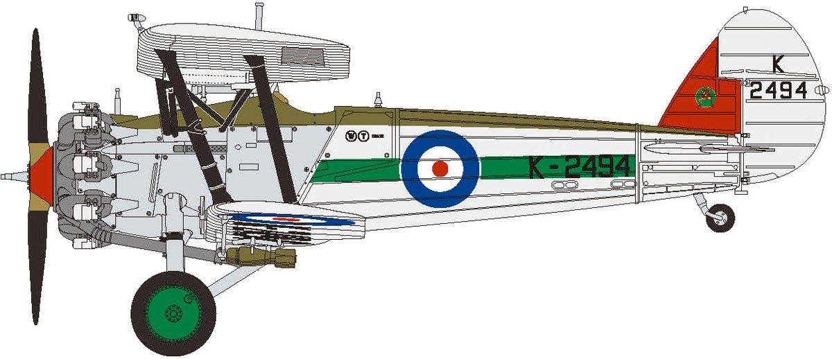 Airfix Bristol Bulldog Mk.IIA (Plastic model) gambar 7