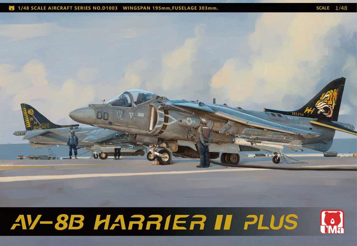 UMa Model AV-8B Harrier II Plus `VMA-542` (Plastic model) image 2