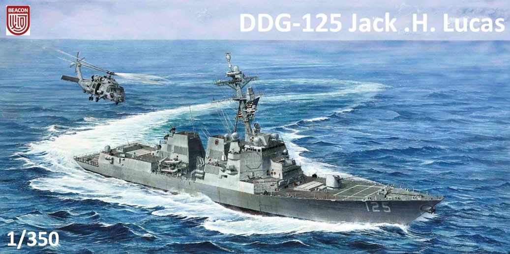 Beacon Hobby アメリカ海軍 アーレイ・バーク級フライトIII ミサイル駆逐艦 ジャック・H・ルーカス DDG-125 (プラモデル) 画像 2