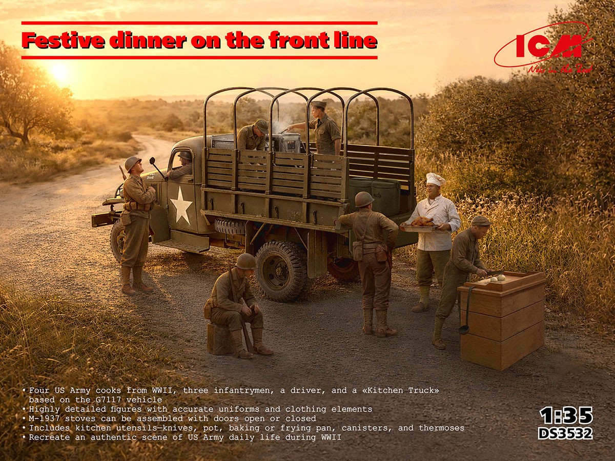 ICM Festive dinner on the front line (Plastic model) image 3