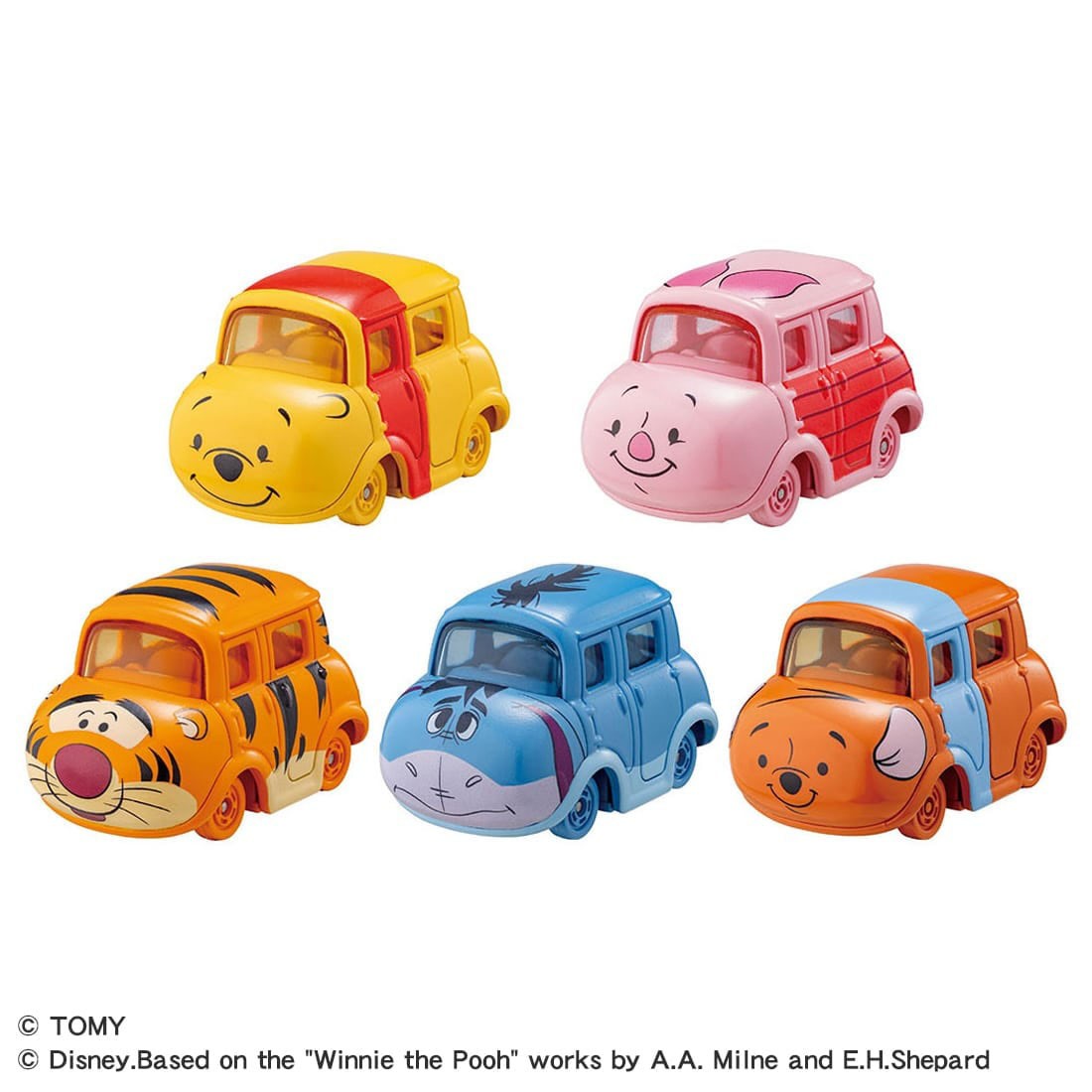 Tomy (TakaraTomy) Dream Tomica Disney Motors Winnie-the-Pooh &amp; Friends Set (Tomica) imagen 2