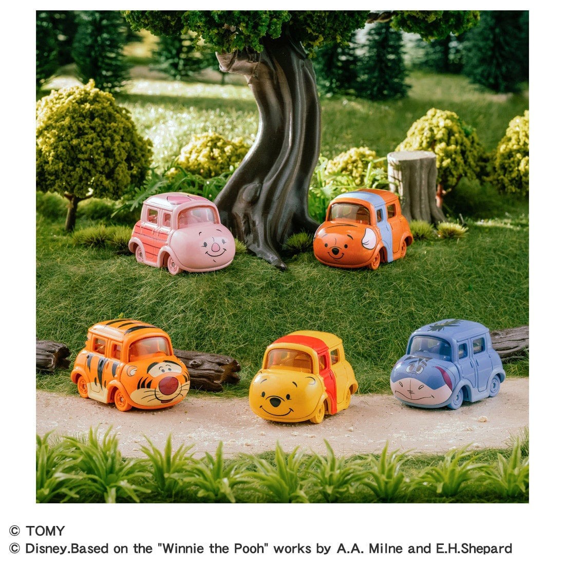 Tomy (TakaraTomy) Dream Tomica Disney Motors Winnie-the-Pooh &amp; Friends Set (Tomica) imagen 7
