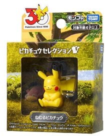 Tomy (TakaraTomy) Pokemon 30th Anniversary Pikachu Selection Sleep Pikachu (Character Toy) image 1