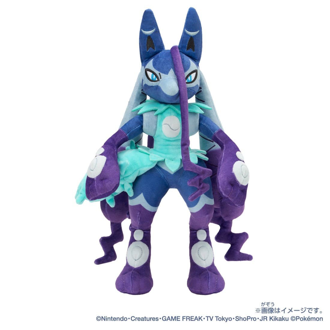 Tomy (TakaraTomy) Pokemon Plush Roy`s Shiny Mega Lucario Z (Character Toy) gambar 2