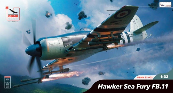 DBMK Hawker Sea Fury FB.11 (プラモデル) รูปภาพ 2