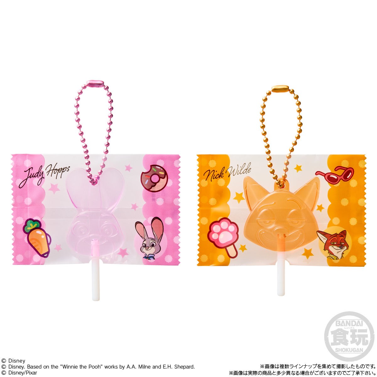 Bandai Disney Characters Candy Charms Gummy (Set of 12) (Shokugan) gambar 7