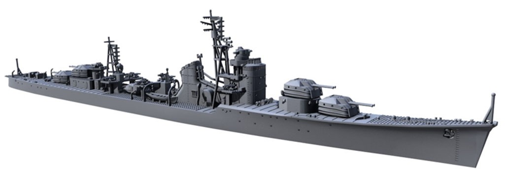 Yamashita Hobby IJN Anti-Aircraft Destroyer Fuyuzuki (Plastic model) gambar 2