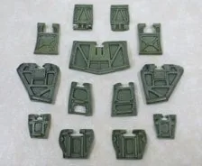 R.C. Berg Armored Trooper Votoms Resin Cast Assembly Kit 1/24 Scope Dog High Detail Skirt Armor Kit (Plastic model) image 1