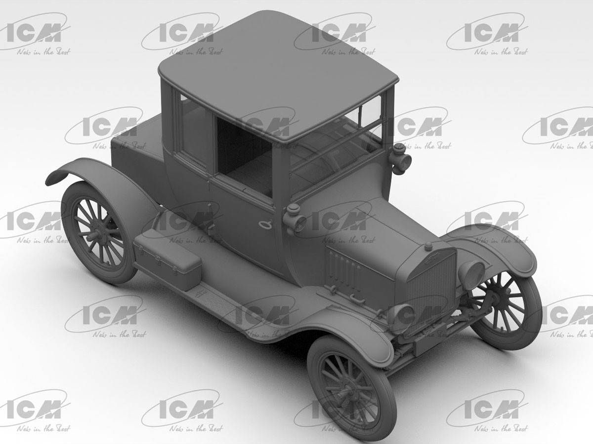 ICM Ford Doctors Coupe 1918 Model T (塑膠模型) 圖片 4
