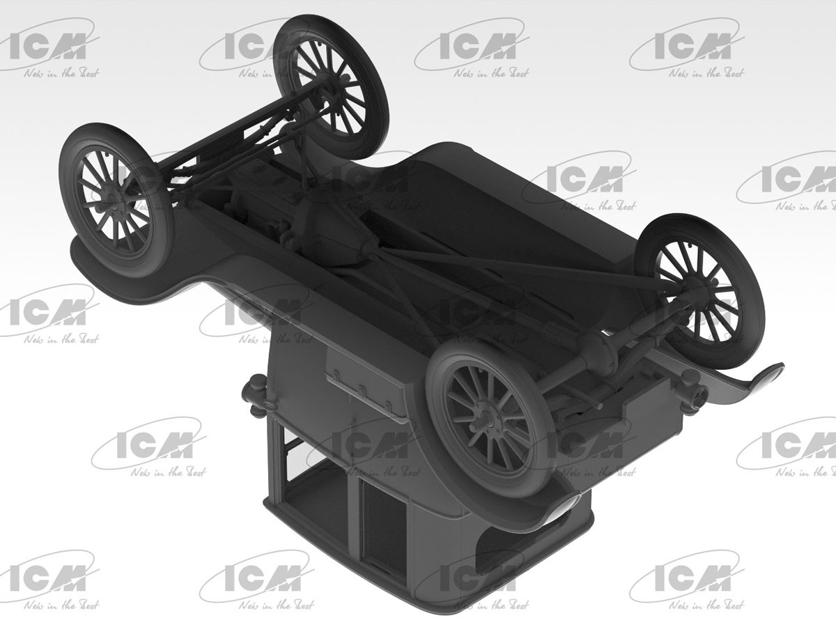 ICM Ford Doctors Coupe 1918 Model T (塑膠模型) 圖片 8