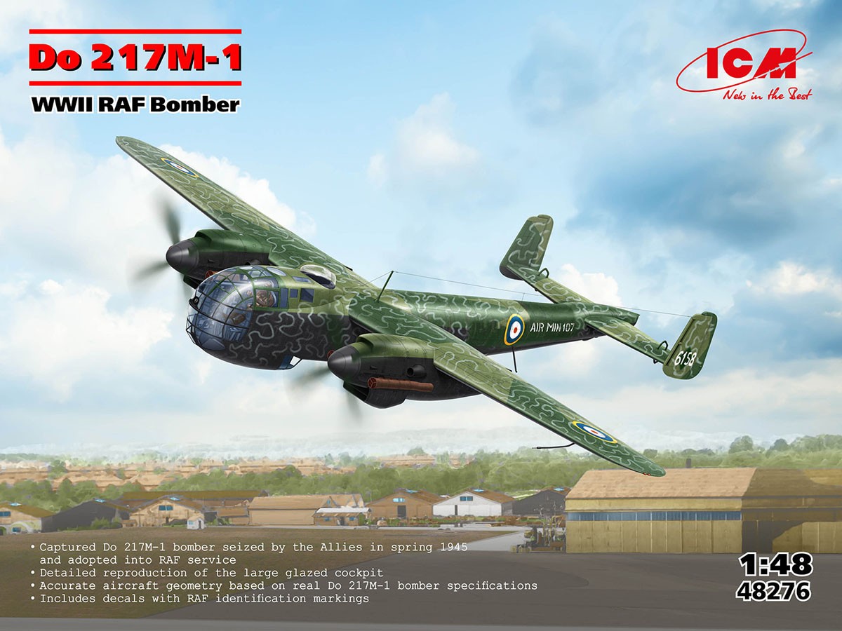 ICM Do 217M-1 WWII RAF Bomber (Plastic model) imagen 3