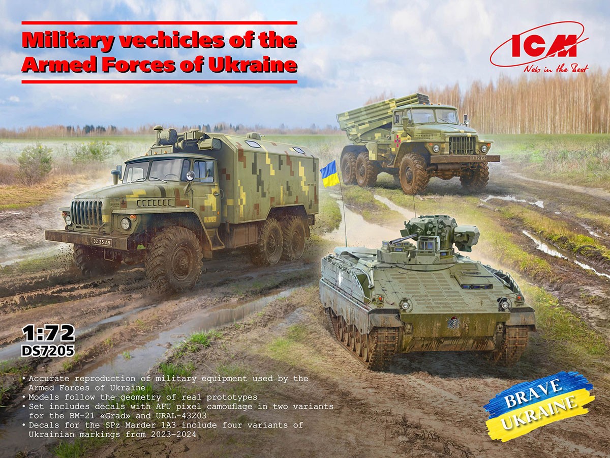 ICM Military vechicles of the Armed Forces of Ukraine (Plastic model) hình ảnh 3