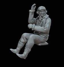 White Stork Miniatures RAF Hurricane pilot. Part I. Dedicated for Arma Hobby (Plastic model)