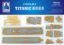 Ship Yard Works Wooden Deck Titanic (for Hobby Boss 83420) (Plastic model)