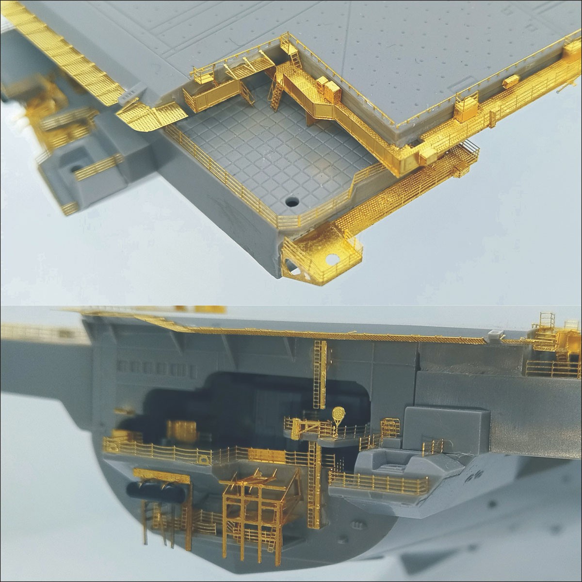 Ship Yard Works Conversion set for USS Gerald R. Ford (for Magic Factory 6401) (Plastic model) รูปภาพ 5
