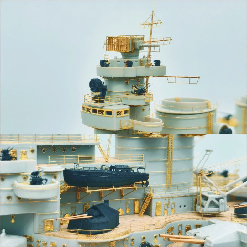 Ship Yard Works ドイツ海軍 H級戦艦 ディテールアップパーツ (トランペッター 05371用) (プラモデル) 画像 5