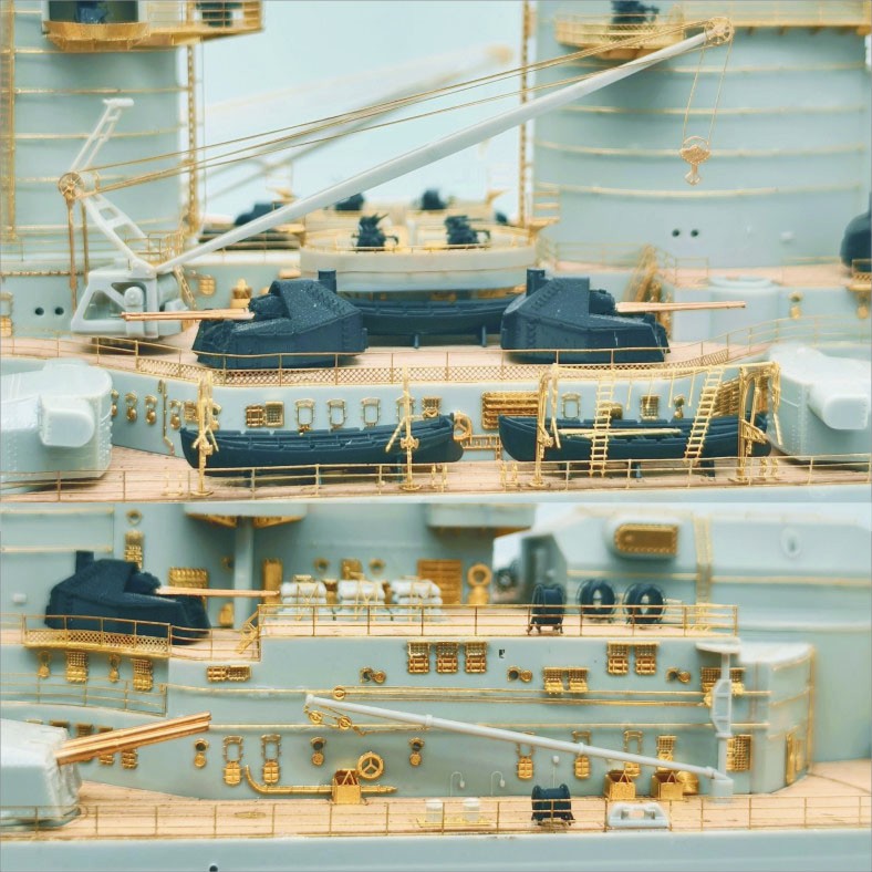 Ship Yard Works ドイツ海軍 H級戦艦 ディテールアップパーツ (トランペッター 05371用) (プラモデル) 画像 6