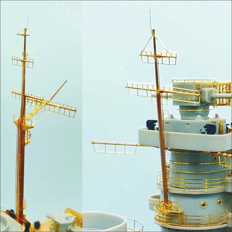 Ship Yard Works ドイツ海軍 H級戦艦 ディテールアップパーツ (トランペッター 05371用) (プラモデル) 画像 7