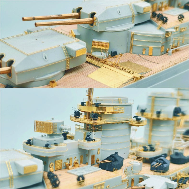 Ship Yard Works ドイツ海軍 H級戦艦 ディテールアップパーツ (トランペッター 05371用) (プラモデル) 画像 8