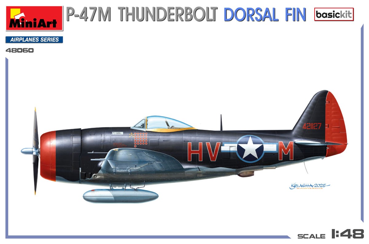 Mini Art P-47M THUNDERBOLT. DORSAL FIN. BASIC KIT (Plastic model) Bild 6