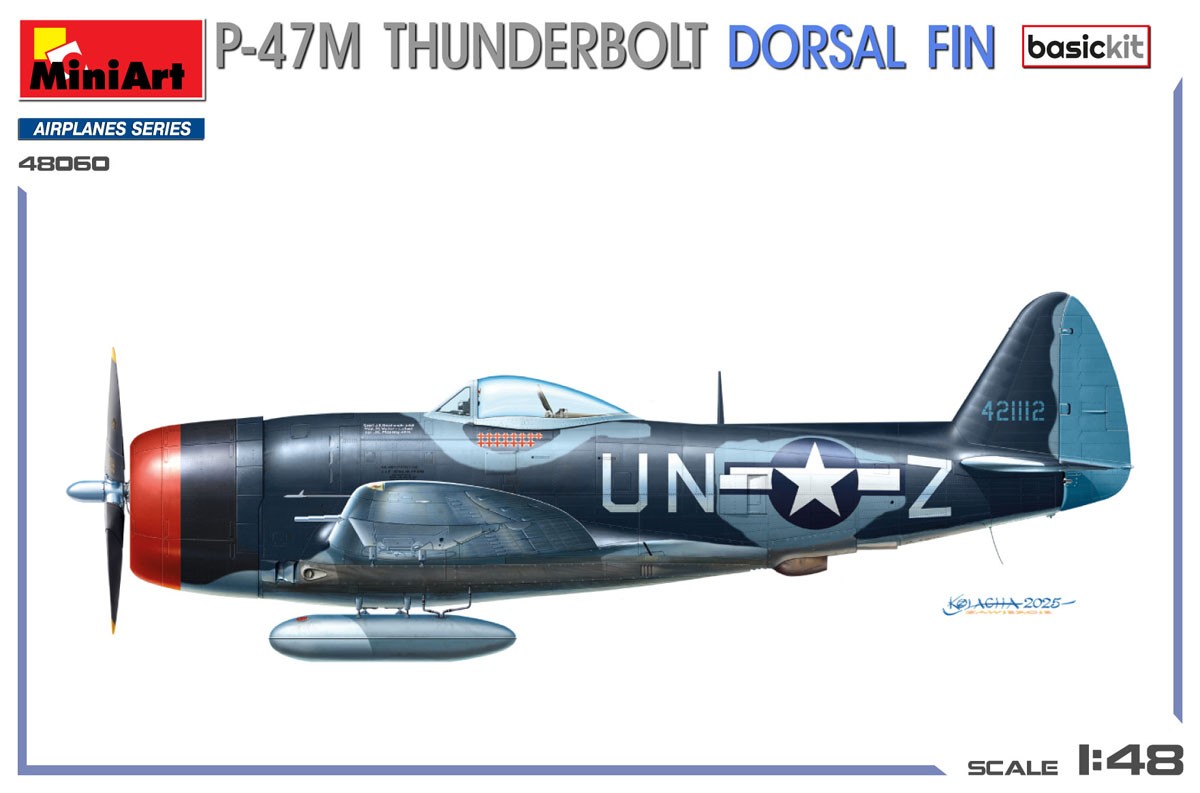Mini Art P-47M THUNDERBOLT. DORSAL FIN. BASIC KIT (Plastic model) Bild 7
