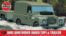 Airfix LWB 랜드로버 (하드탑) & 트레일러 (프라모델) 이미지 1